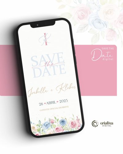 235_ Save the date Casamento Isabella e Kleber